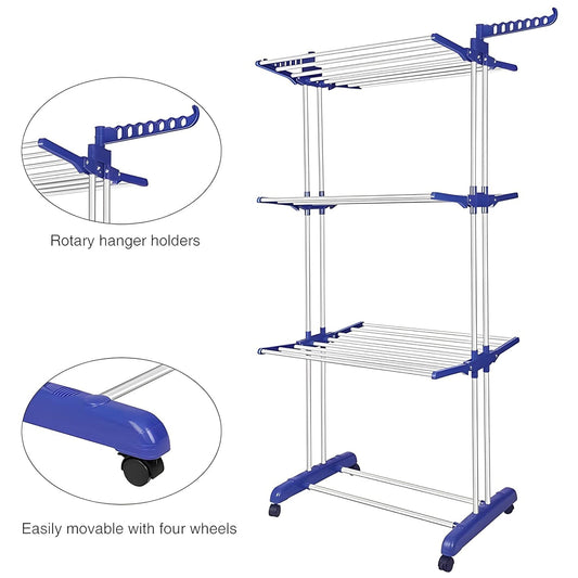 Foldable Stainless Steel Clothes Drying Stand Rack Your Brand