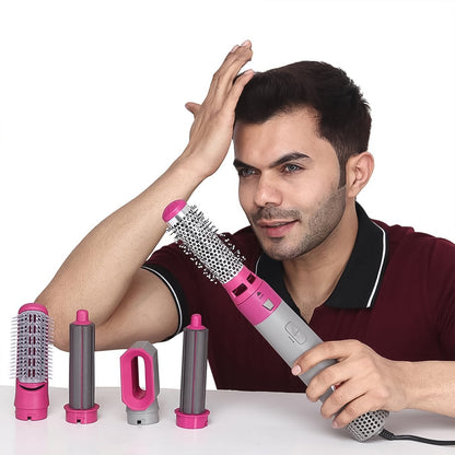 5 In 1 Hair Dryer Brush, Multifunctional Hot Air Styler Hair Tools Your Brand