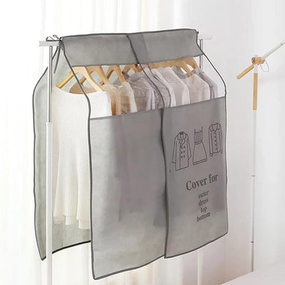 Hanging Garment Dust Cover for Clothes Rack (1 Pc) Your Brand
