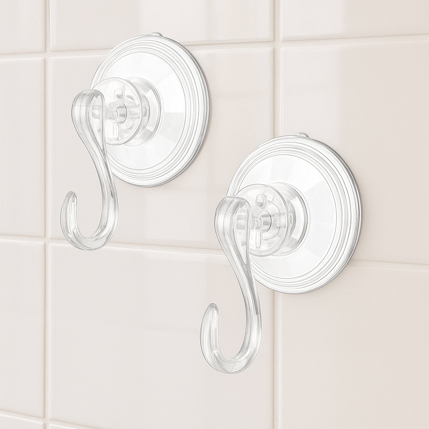 Plastic Suction Cup Hooks (4 Pcs Set) Your Brand