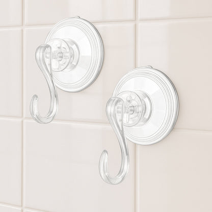 Plastic Suction Cup Hooks (4 Pcs Set) Your Brand