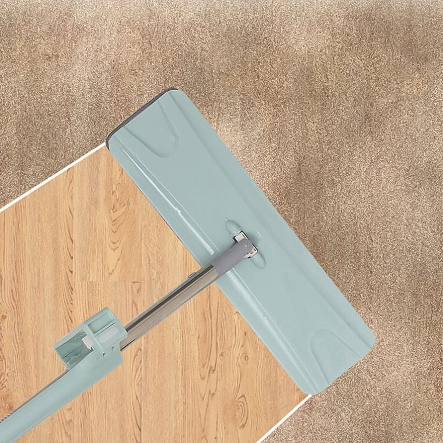 360Degree Rotation Flat Mop Floor Cleaning Microfiber Squeeze Mop Floor Clean. Your Brand
