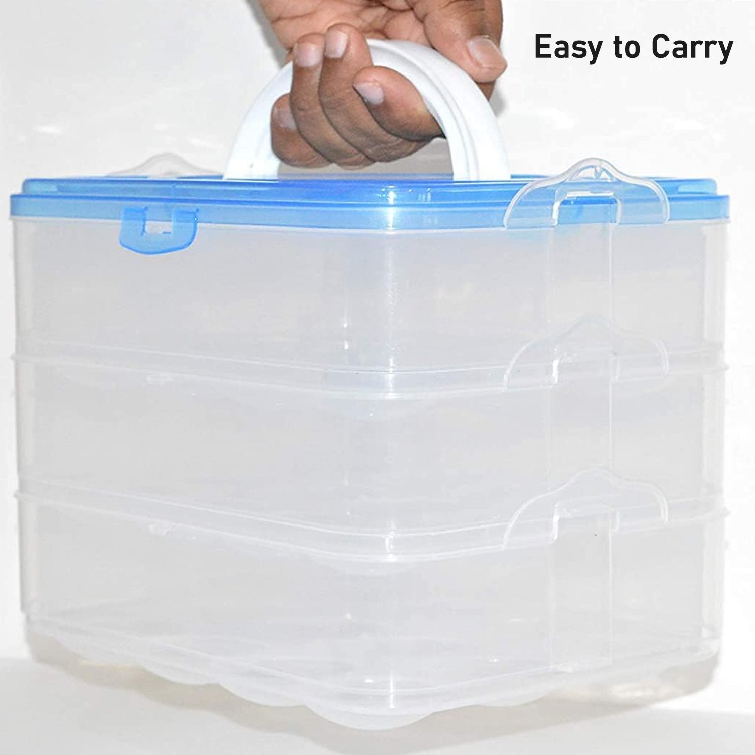 3-Layer Plastic Refrigerator Egg Storage Box (36 Grid) Your Brand