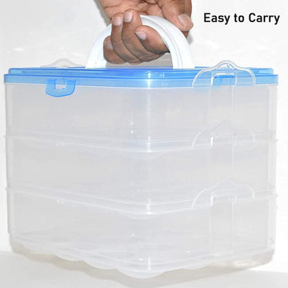 3-Layer Plastic Refrigerator Egg Storage Box (36 Grid) Your Brand