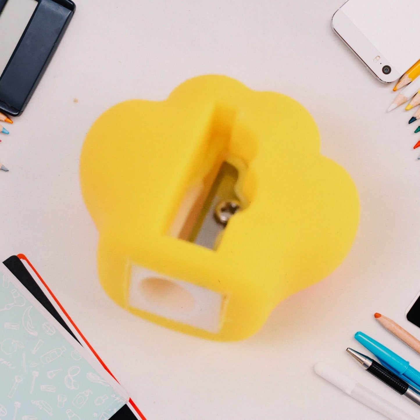 2 in 1 Pencil Sharpener & Eraser for Kids, Fancy Sharpeners Your Brand