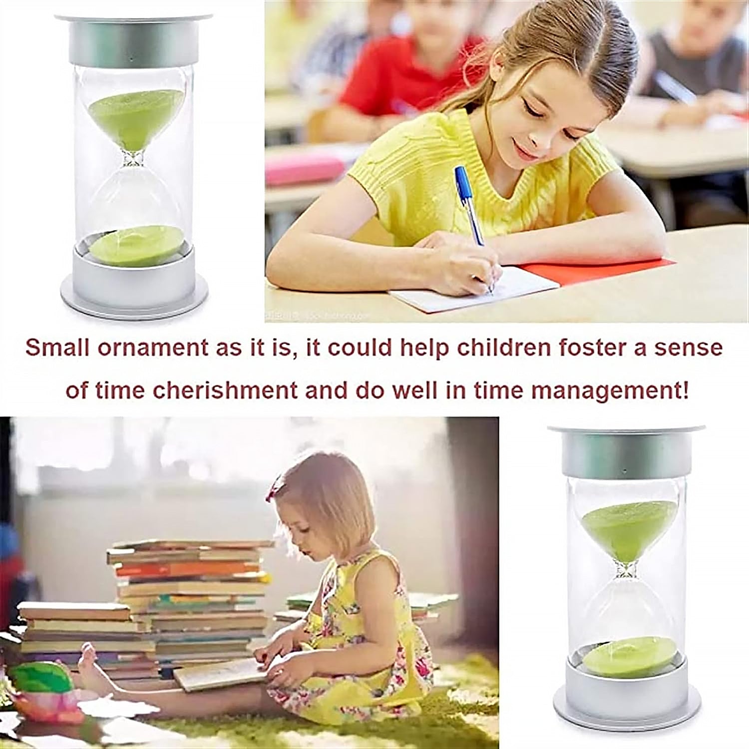 45-Minute Green Sand Timer – Hourglass Time Management Tool for Classroom & Games (Color : Green) Your Brand