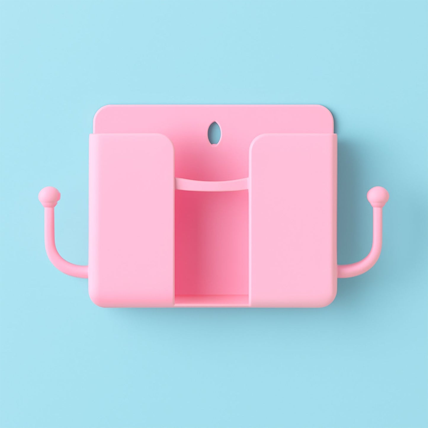 1 Pc Blue Wall mount Mobile Stand With Hook Your Brand