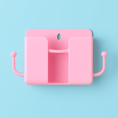 1 Pc Blue Wall mount Mobile Stand With Hook Your Brand