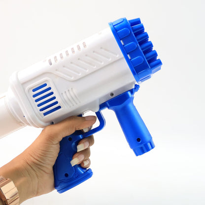 32 Holes Big Rechargeable Powerful Machine Bubble Gun Toys (1 Set) Your Brand