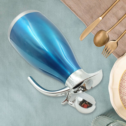 Vacuum Insulated Kettle Jug, Vacuum Insulated Thermos Kettle Jug Insulated Vacuum Flask, Vacuum Kettle Jug Stainless Steel For Milk ,Tea ,Beverage Home Office Travel Coffee (2 Ltr / 1Pc) Your Brand