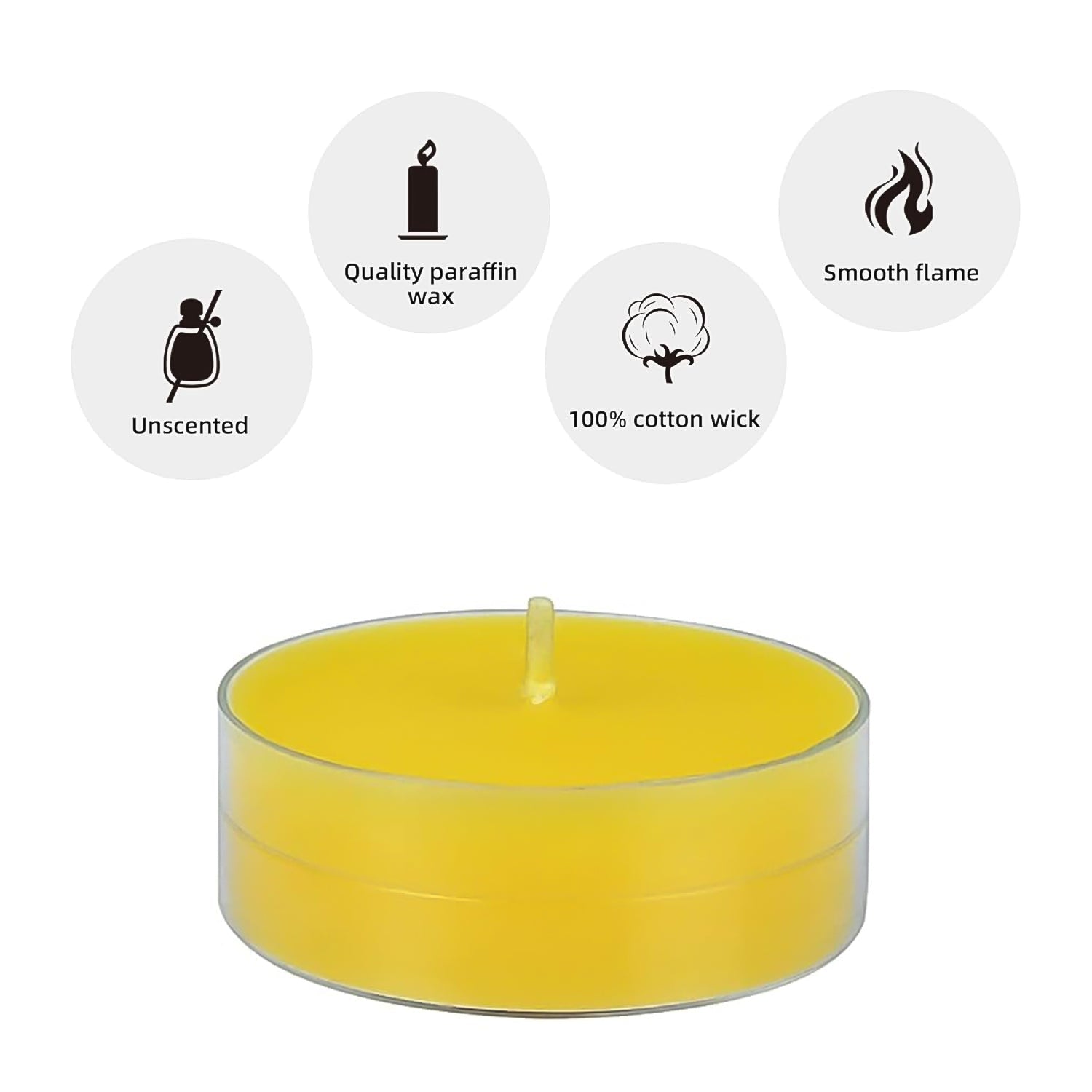 Tealight Diwali Candle – Smokeless, Long-Burning, Mix Color, Diwali (1 Pc / Mix Color) Your Brand