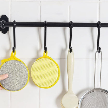 Double Side Dishwashing Sponge Dish Washing Brush (1 Pc) Your Brand