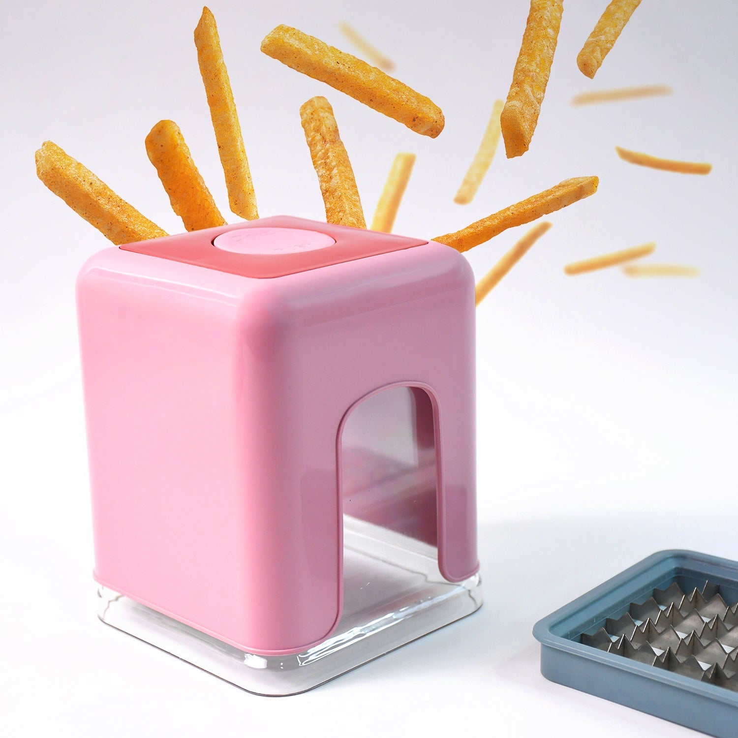 Apex Heavy Duty Potato Chipser & Vegetable Chopper with Dual Blade Set Your Brand