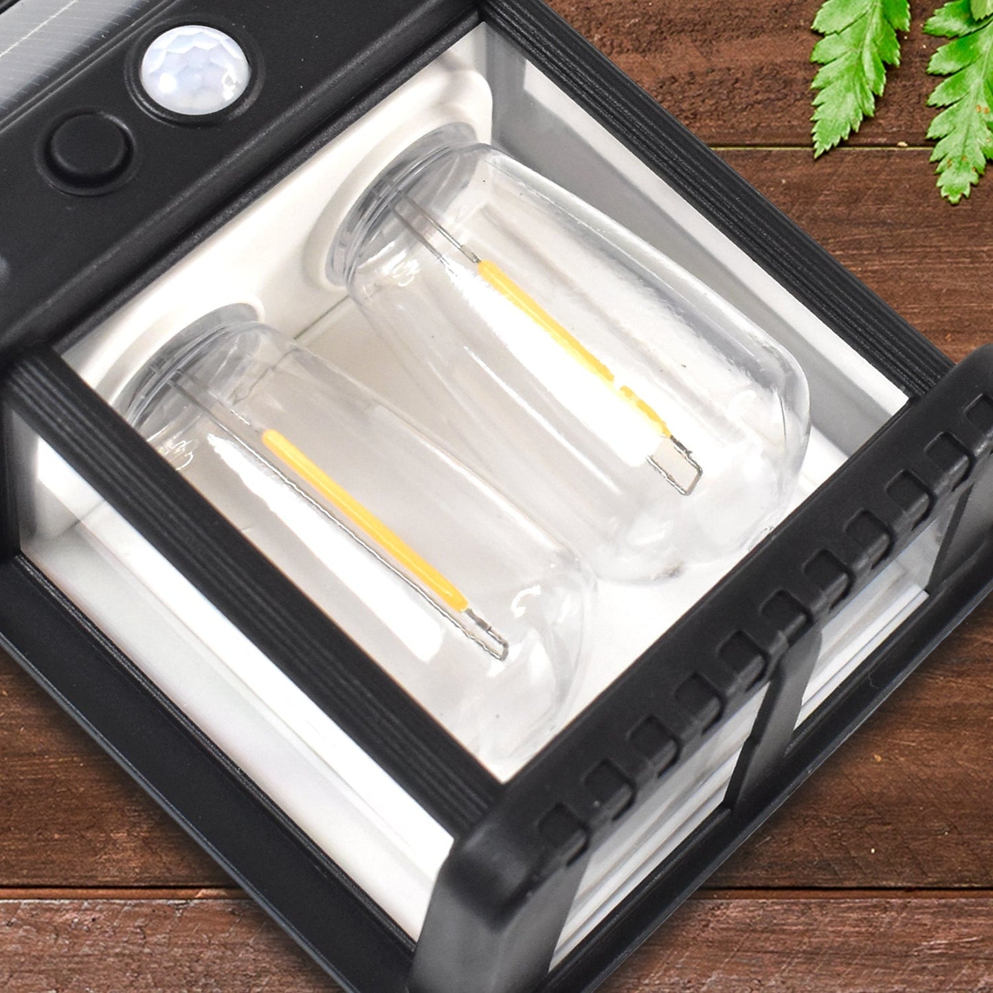 18W Solar Wall Double Lights / Lamp with 2 Modes & Motion Sensor (1 Pc) Your Brand