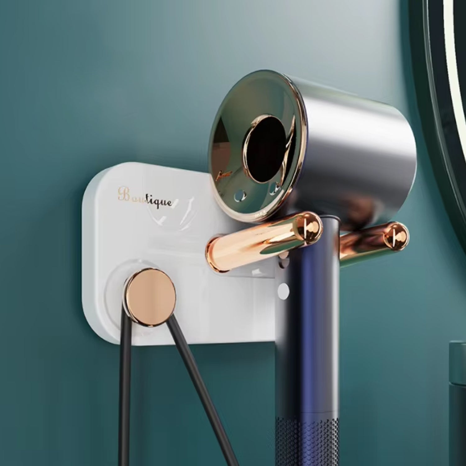 Hair Dryer Wall Mount, Self Adhesive Hair Dryer Holder (1 Pc) Your Brand