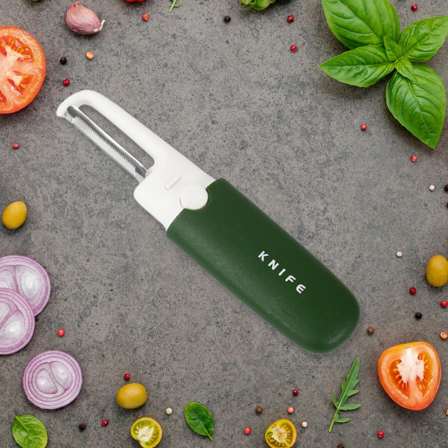2-in-1 Multifunctional Knife & Sawtooth Peeler for Fruits and Vegetables Your Brand