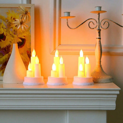 LED Taper Candles, Diwali (1 Pc) Your Brand
