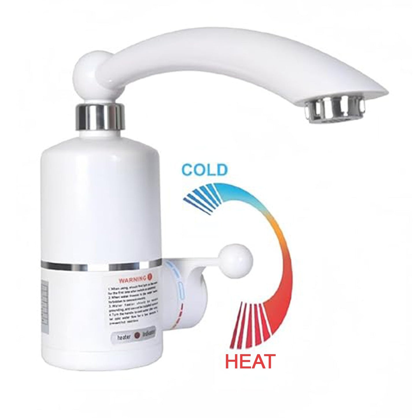 Instant Heating Electric Water Heater Faucet Tap (1 Pc / Mix Design) Your Brand