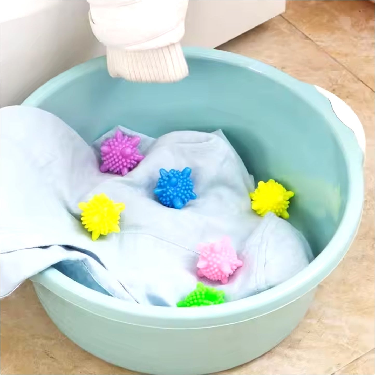 Soft Star Washing Machine, Laundry Dryer Balls Laundry Ball (4 Pcs / Multi Color) Your Brand
