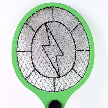 Green Rechargeable Electric Mosquito Killer Racket with Cable Your Brand