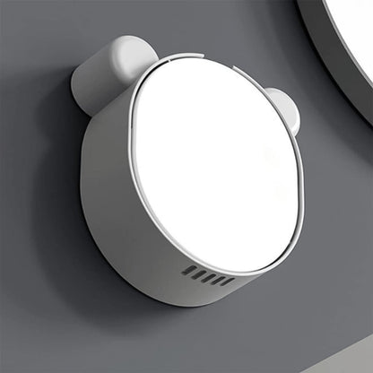 Plastic Cute Panda Soap Box – Wall Mounted Flip-Top Drain Soap Case (1 Pc) Your Brand