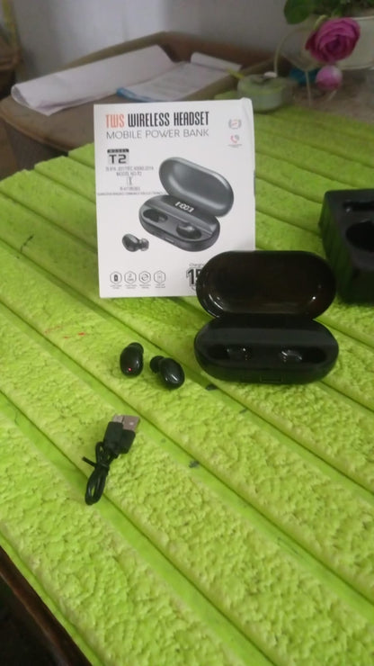 Tws Dual Pairing Earbuds with Mic Advanced ENC, Long Playtime Headset Your Brand