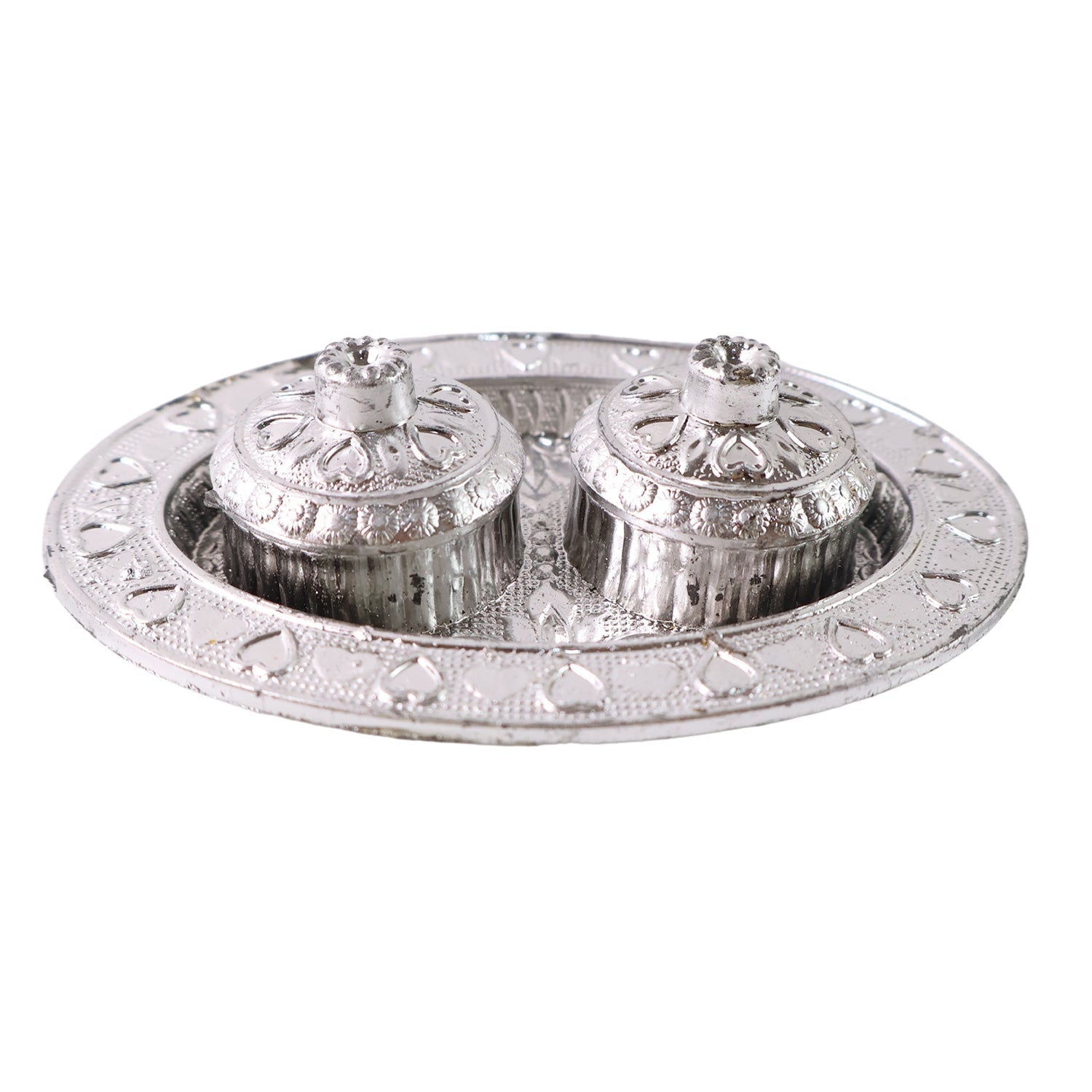 Oval Shape Special Puja Thali (1 Pc / Mix Design) Your Brand