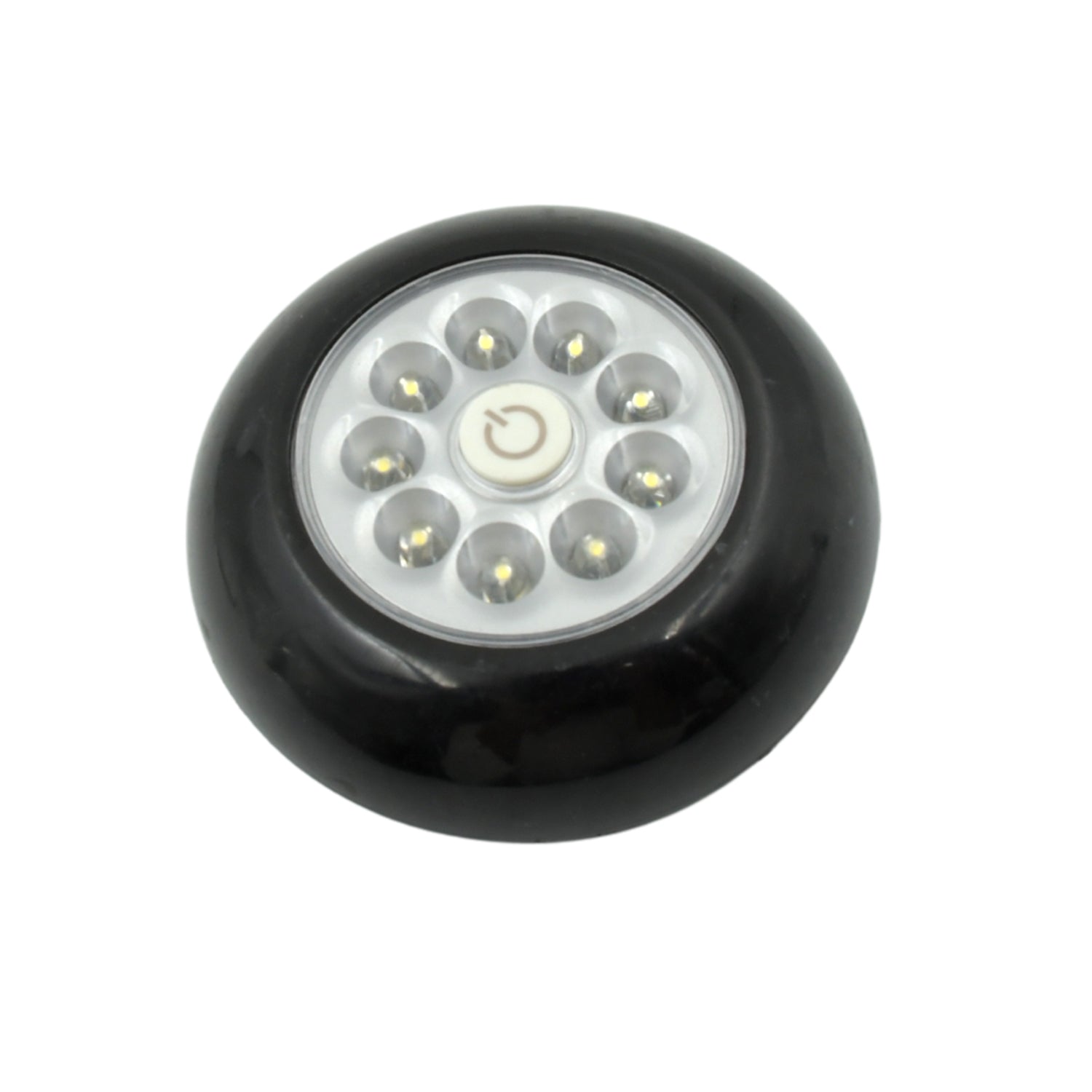 9 LED Touch Light Closet Light Battery Powered Stick-on Anywhere Puck Lights with New Strong Adhesive for Cabinet, Stair, Bedroom, Kitchen Night Light Stick Tap Night ( Battery Not Included / 1 Pc ) Your Brand
