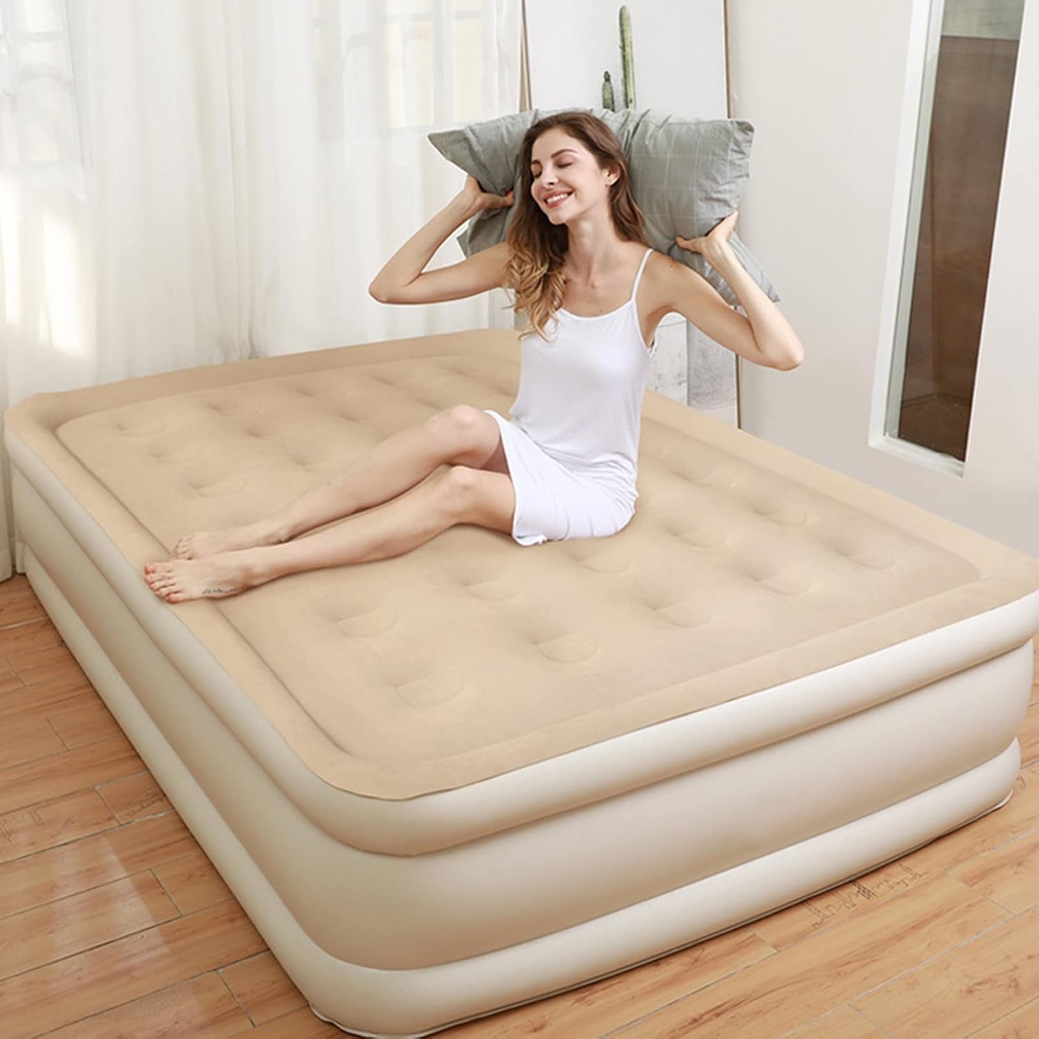 Portable Inflatable Bed Folding Lazy Bed (190x100x40 Cm / 1 Pc) Your Brand