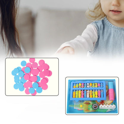 Abacus 11 Rods Counting Abacuses Toy Bead Educational Tools (1 Set) Your Brand