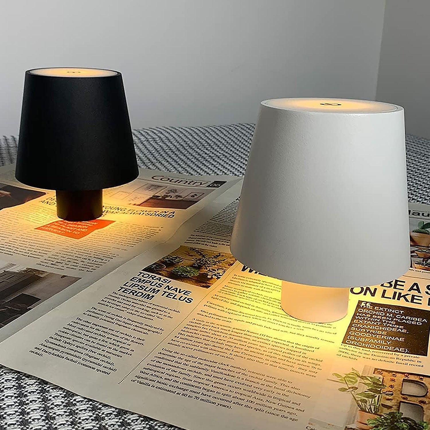 USB Rechargeable LED Bottle Lamp – 3 Color Dimmable Wireless Table Light for Home & Bar (1 Pc) Your Brand