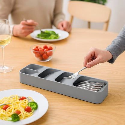 1 Pc Cutlery Tray Box Used For Storing Cutlery Items And Stuffs Easily And Safely. Your Brand