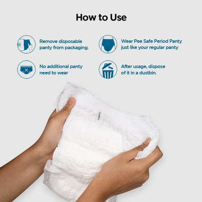 Women's Emergency Kit, Travel Kit- Includes Seamless Underwear, Pantyliner, Feminine Hygiene Sachet First Period Kit (10 Pcs) Your Brand