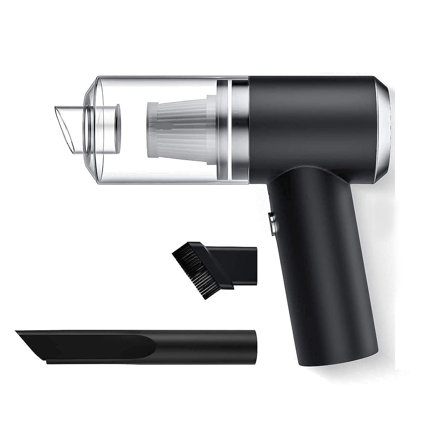 2 in 1 Wireless Vacuum Cleaner – 120W Handheld USB Rechargeable for Home & Car (1 Pc) Your Brand