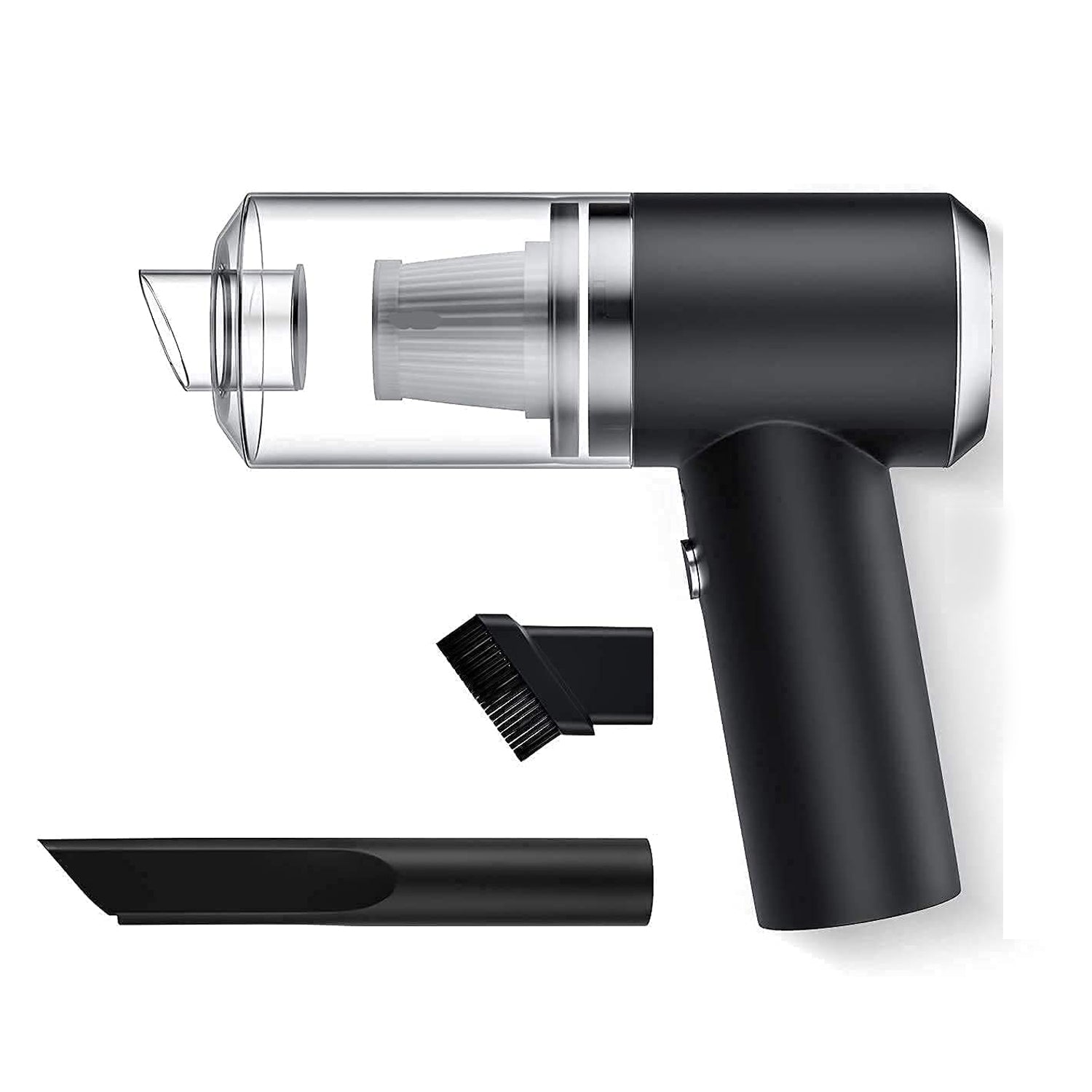 2 in 1 Wireless Vacuum Cleaner – 120W Handheld USB Rechargeable for Home & Car (1 Pc) Your Brand