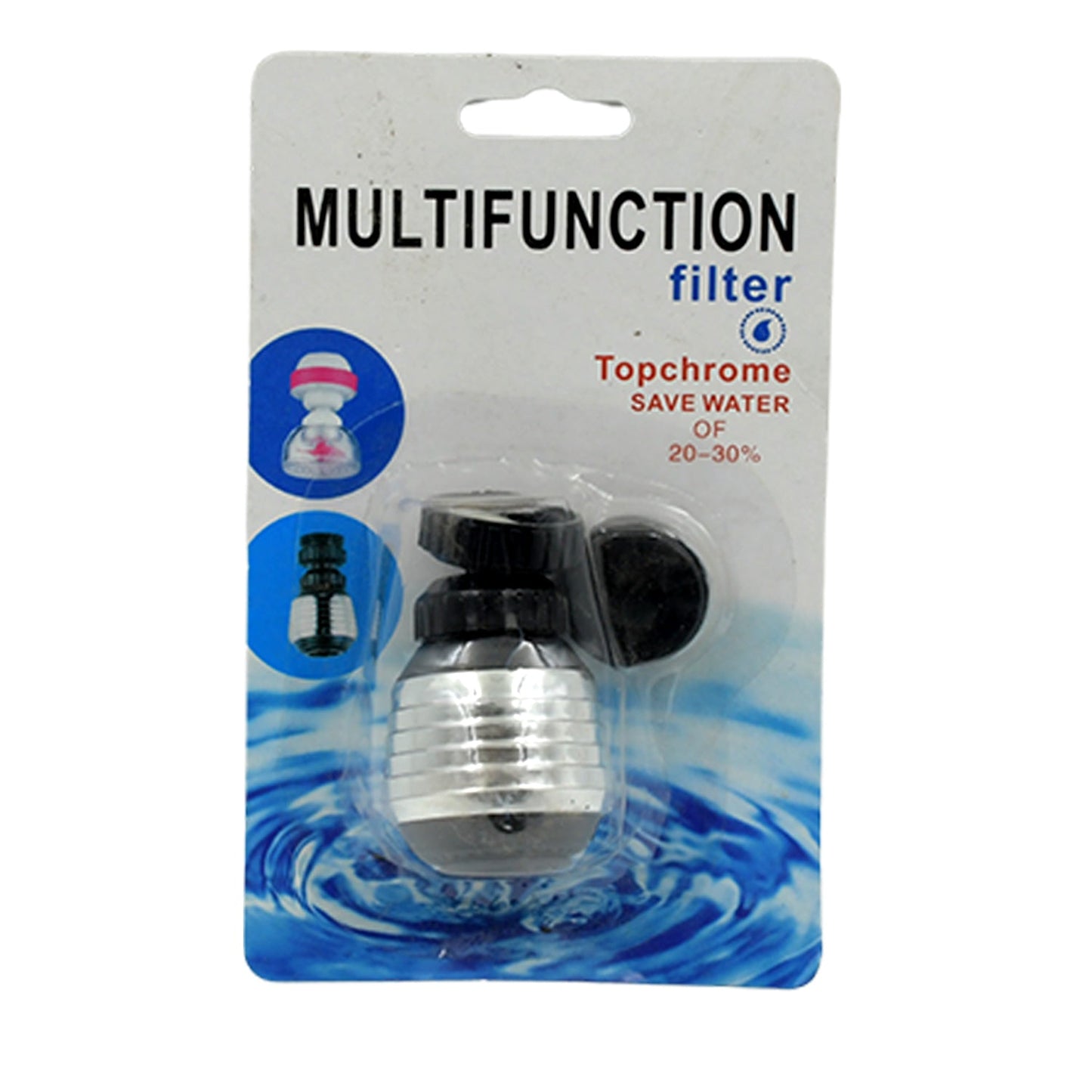 Faucet Bubbler, Faucet Aerator, Water Filter 360° Sink Use for Kitchen, Bathroom, Home Use, High Pressure Power Spray, Plating, for Kitchen Bathroom (1 Pc) Your Brand