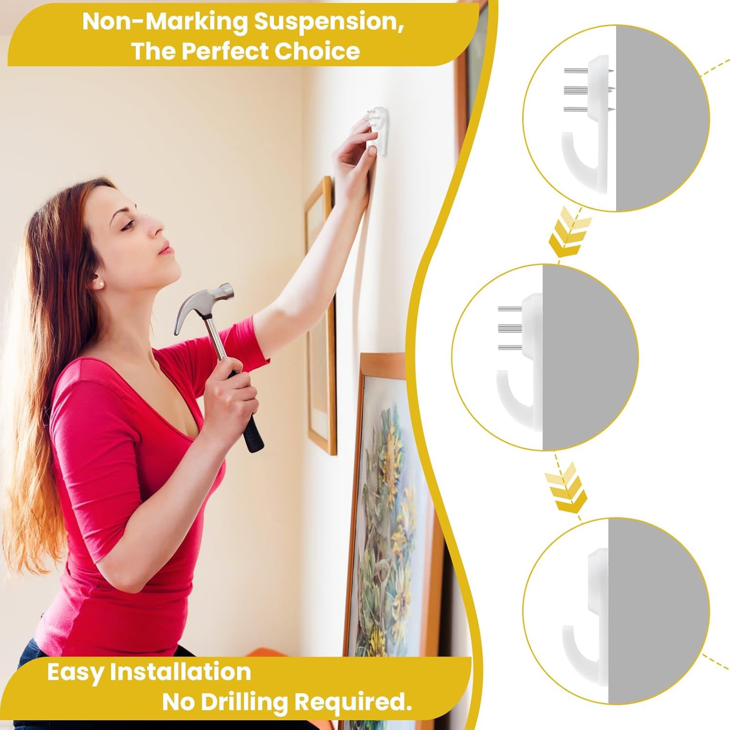 33 in 1 Picture Hangers Photos Hanging Hardware Kit (1 Set) Your Brand