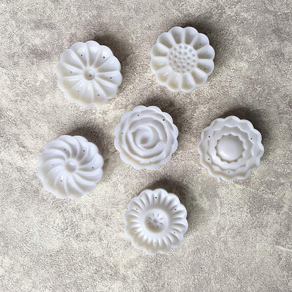 Mooncake Mold with 6 Stamps (1 Set) Your Brand