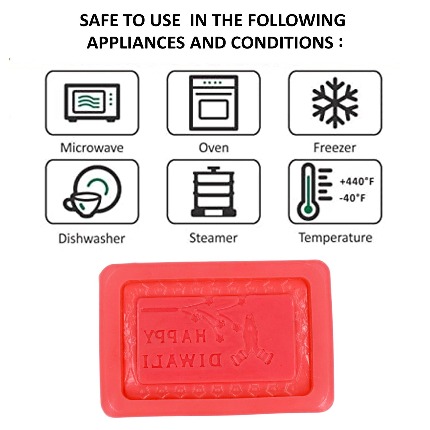 Flexible Silicone Mold Candy Chocolate Cake Jelly Mold Bake & Dwell