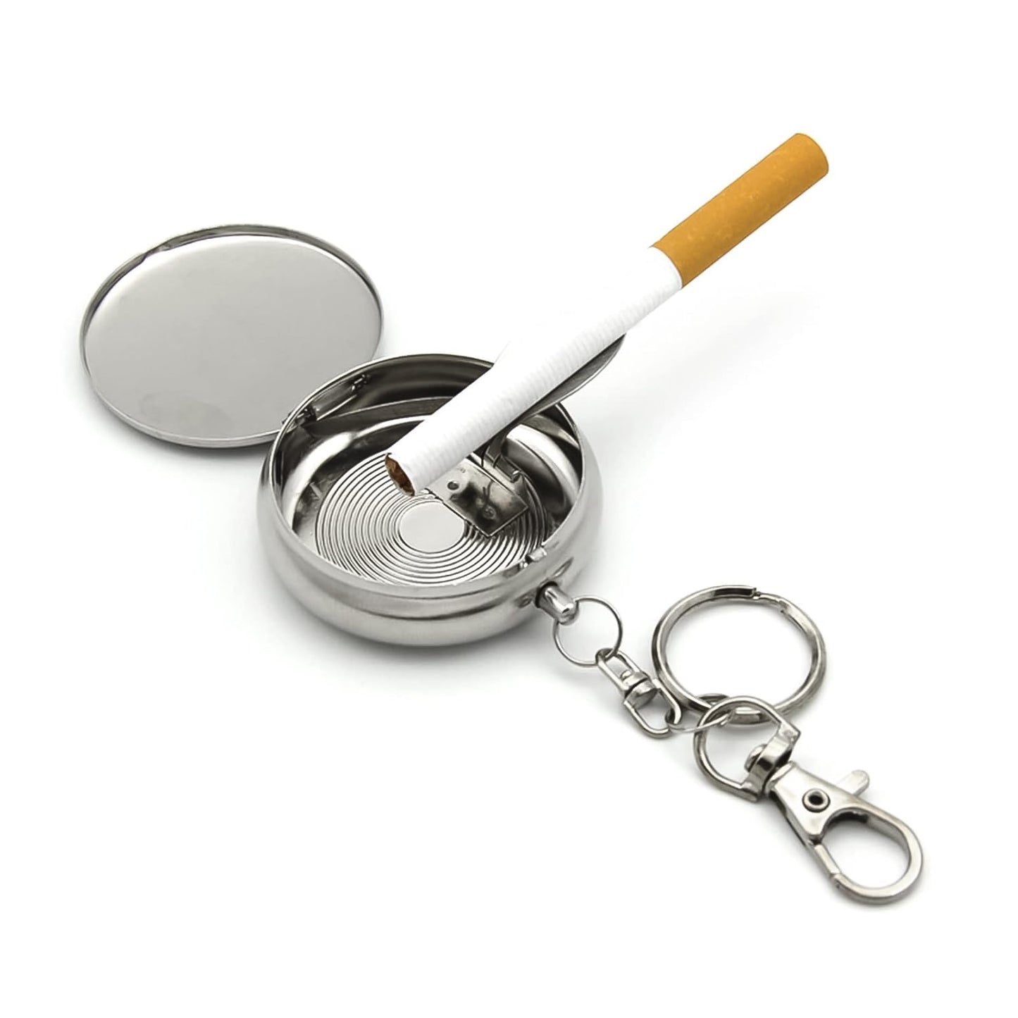 Mini Pocket SS Ashtray with keyring (1pc) Your Brand