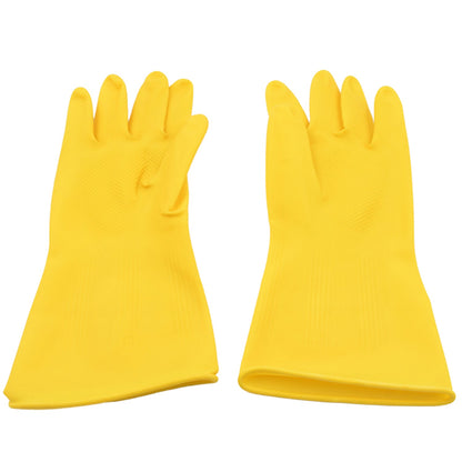 Multipurpose Rubber Cleaning Gloves: Reusable, Wet & Dry Use (1 Pair) Your Brand