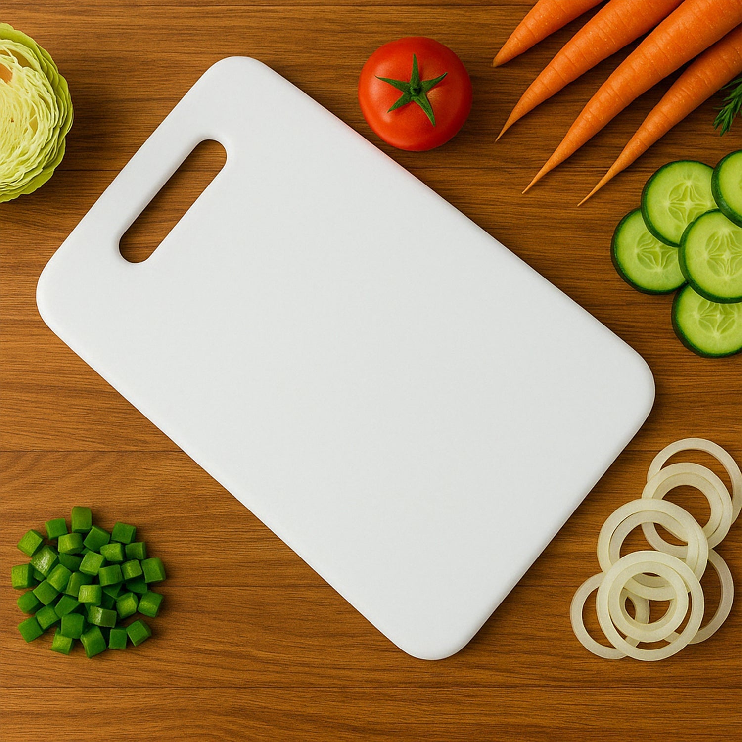 Apex Medium Plastic Chopping Board (36×23 Cm / 1 Pc) Your Brand