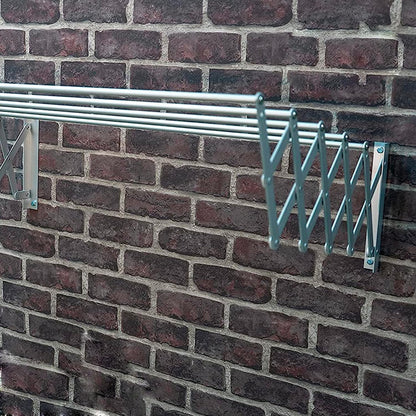 Foldable Extendable Drying Rack | Suitable for Hanging All Types of Clothes | Ideal for Interior and Exterior, Made of High Resistance Aluminum for Bathroom Indoor Outdoor Your Brand