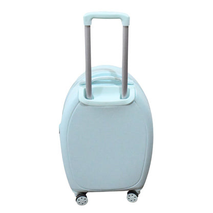 17849 Suitcase For Kids, Girls Green Small Cabin Hard Cover Holiday Carry On Trolley with Extendable Handle, Children's Luggage, Trolley Rolling Luggage for Toddlers Men Woman (Mix Color) Your Brand