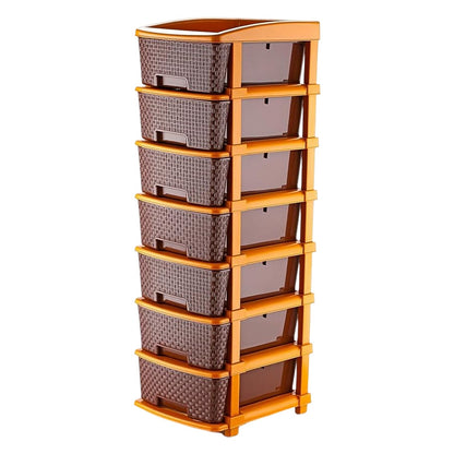 7-Layer Multipurpose Plastic Storage Drawer Organizer Your Brand