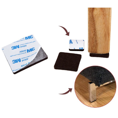 Furniture Pad Square Felt Pads Floor Protector Pad For Home & All Furniture Use Your Brand