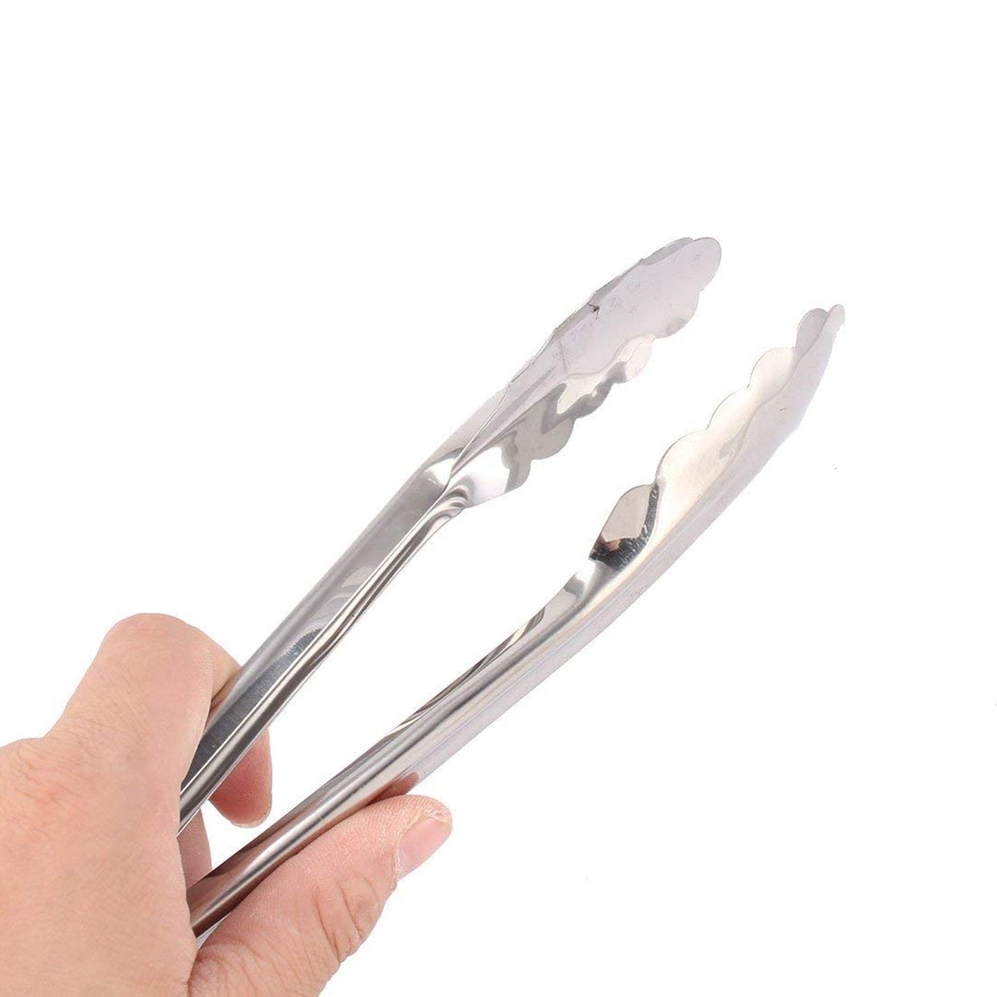 Metal Household Kitchen Salad Dessert Buffet Food Tong Clamp Clip (1 Pc / 17 Cm) Your Brand