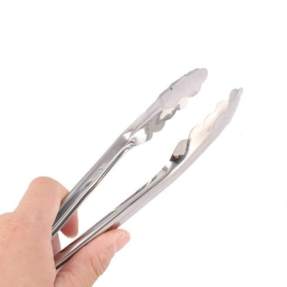 Metal Household Kitchen Salad Dessert Buffet Food Tong Clamp Clip (1 Pc / 17 Cm) Your Brand