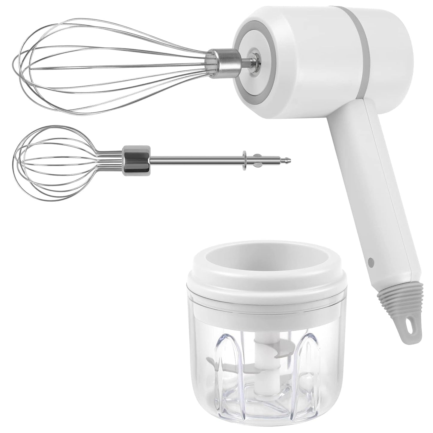 Hand Mixer Food Chopper Cordless 3 in 1 Electric Hand Mixer (1 Set) Your Brand