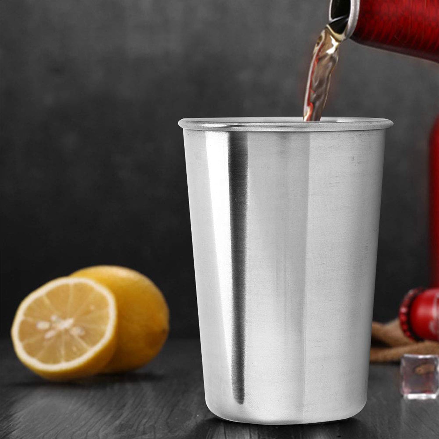 Small Stainless Steel Drinking Glass (1 Pc) Your Brand